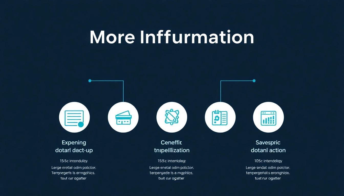 Visual infographic showcasing key concepts of More Information, highlighting data and communication symbols for better understanding.