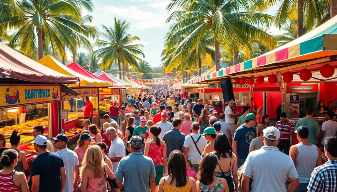 Exciting things to do in Tampa this weekend at a vibrant outdoor festival with food and music scenes.