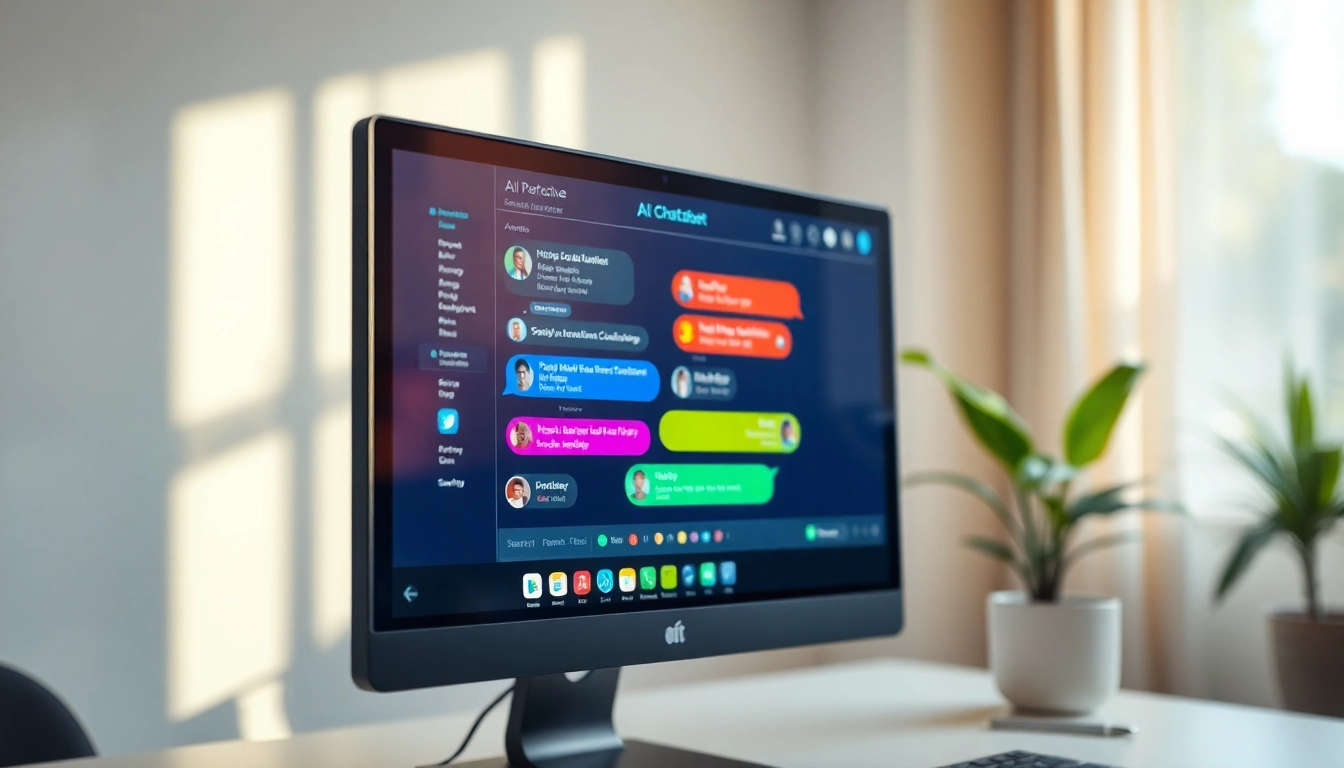 Engaging no filter AI chat interface displaying vibrant conversations and creativity.