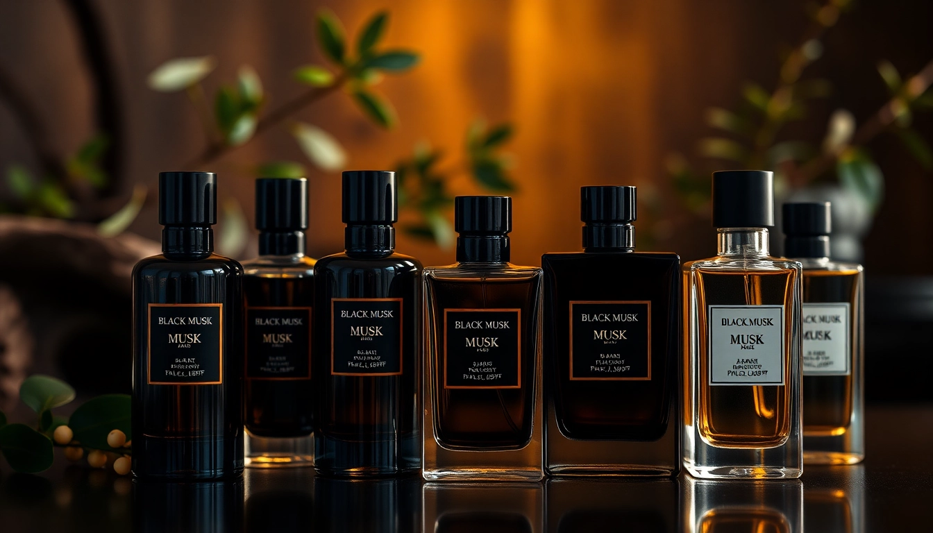 Profitez de Black musk dans des parfums élégants et raffinés pour une ambiance de luxe.