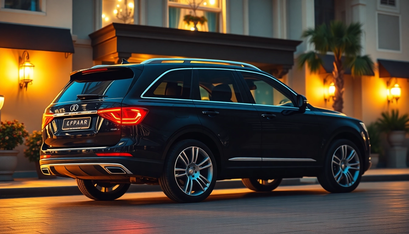 Experience car service atlanta with premium SUVs featuring luxurious interiors for refined travel.