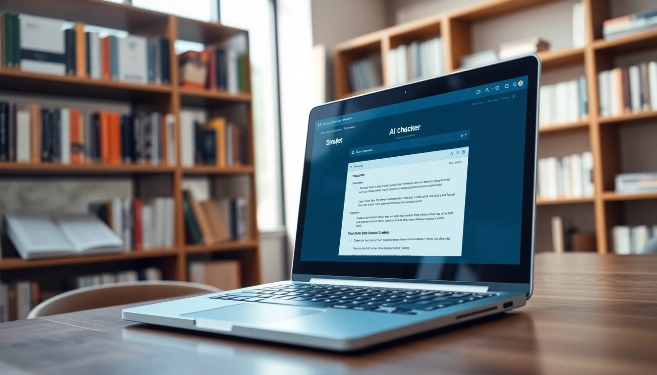 Analyze and check AI-generated content with an intuitive AI checker tool interface.