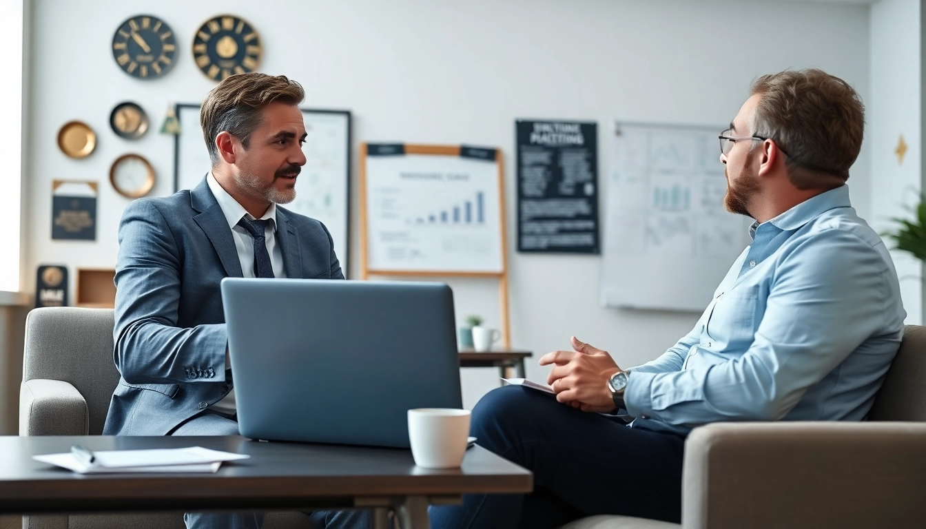 Engaging discussion on merchant cash advance between a consultant and a business owner.