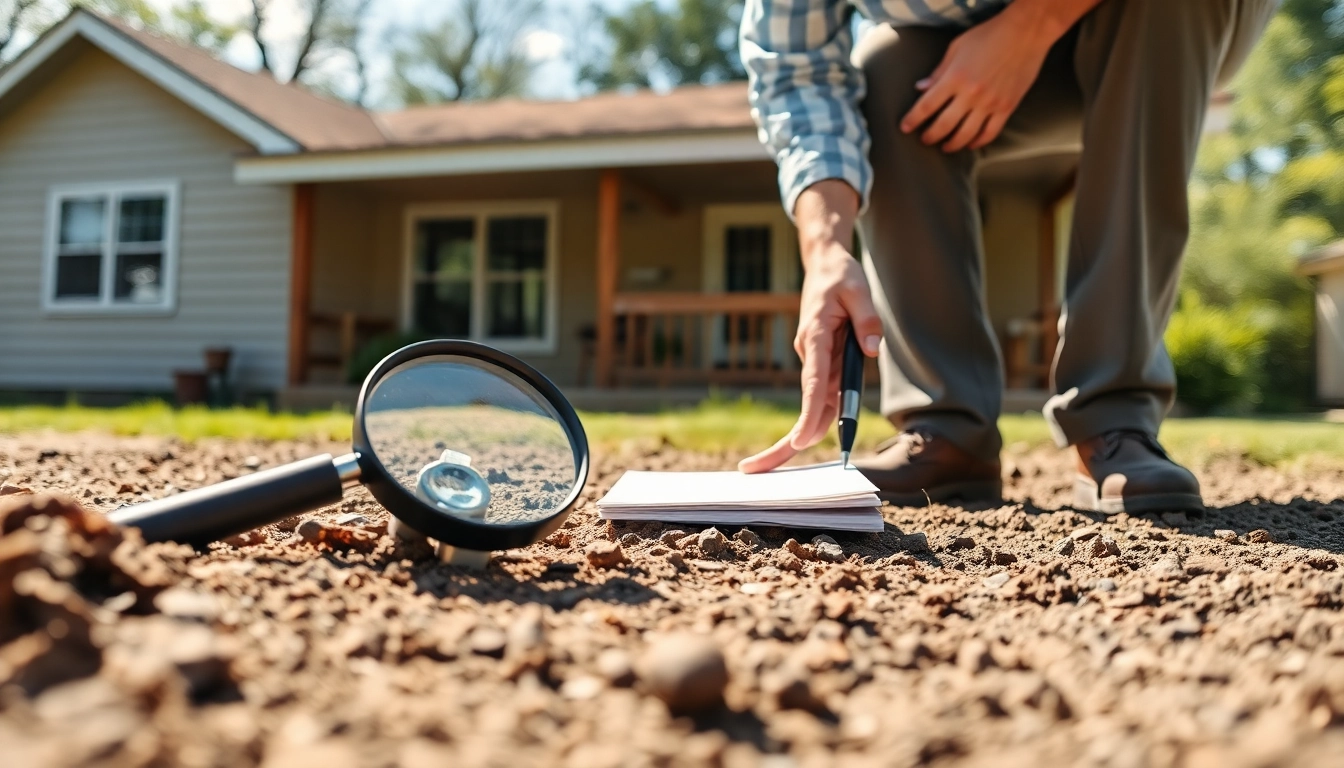 Inspecting home structures for termite inspections, highlighting key infestation signs.