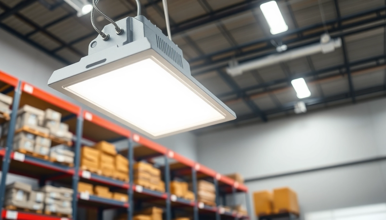Vapor Tight Light Fixture illuminating a clean industrial space, showcasing its rugged design.