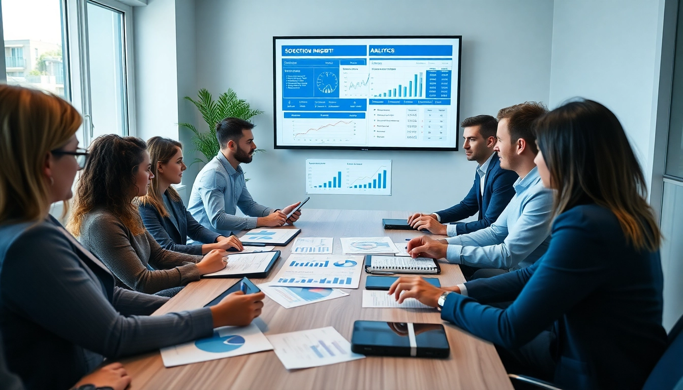 Analyze competitive intelligence strategies during a business meeting with diverse professionals.