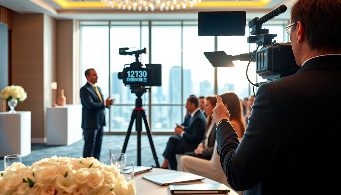 Capture of Miami Corporate Event Videography Photography showcasing a professional speaker engaging an audience.