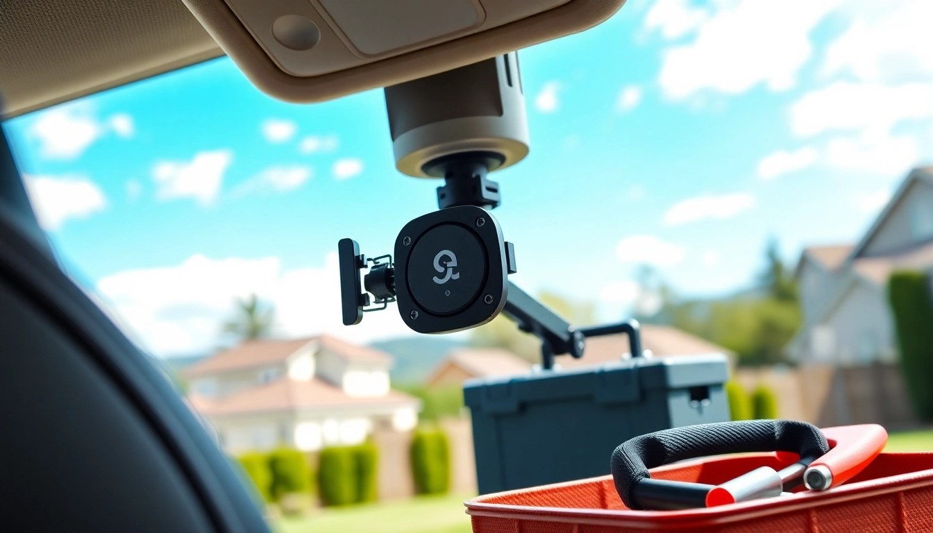 Showcasing the starlink mini mount installation outdoors with secure attachment and scenic view.