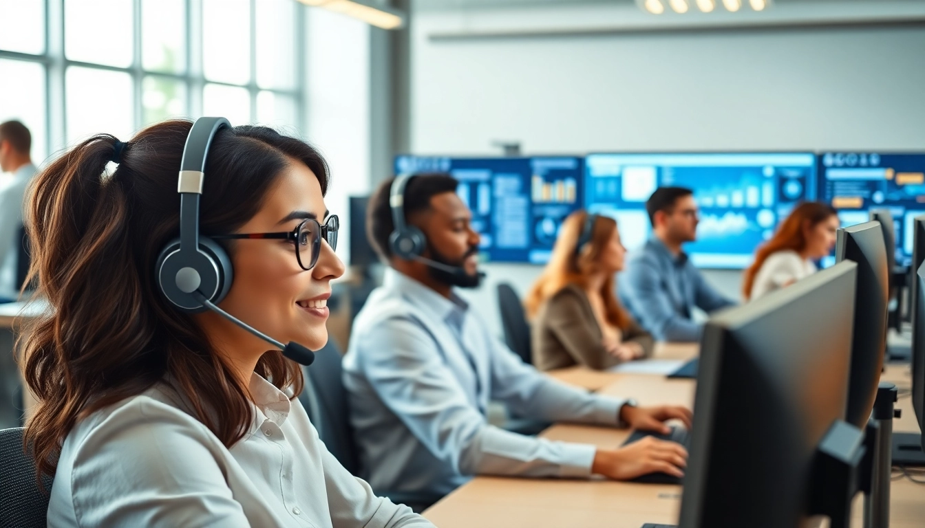Enhance customer relations with expert Outsource Call Center Services starring dedicated agents in action.