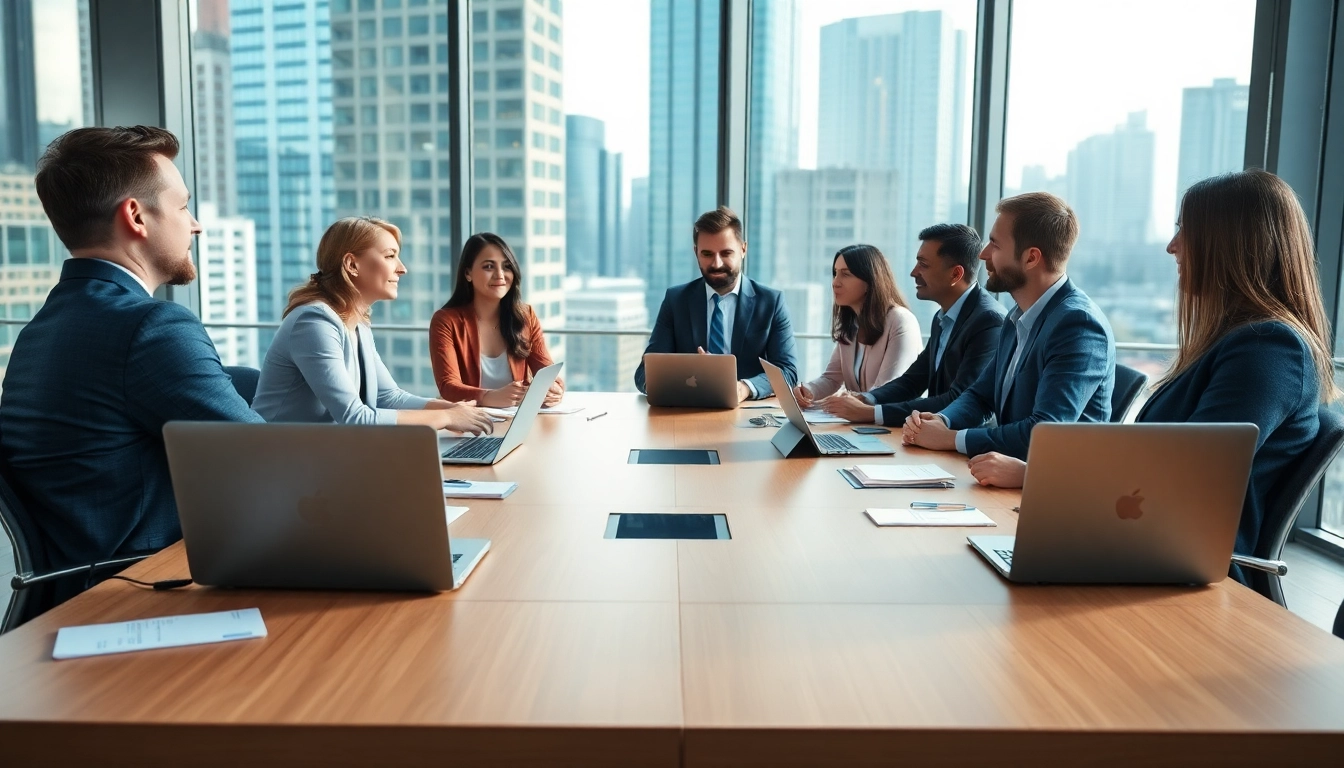 Headhunter Hagen bei der Arbeit am Konferenztisch im modernen Büro.
